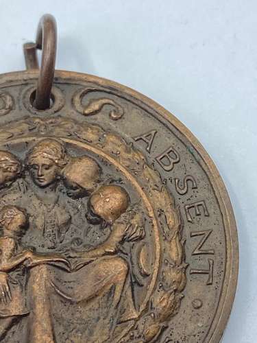 Berkshire Education Committee 'Never Absent, Never Late Medal Engraved