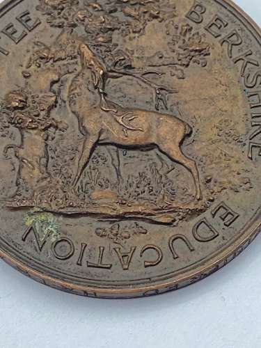 Berkshire Education Committee 'Never Absent, Never Late Medal Engraved
