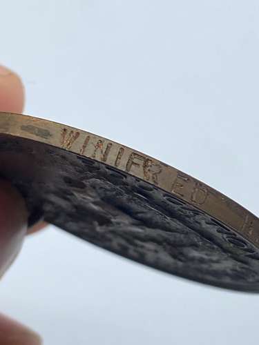 Berkshire Education Committee 'Never Absent, Never Late Medal Engraved
