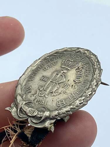 WW1 1860-1910 German Commemorative 50th Year Jubilee Anniversary Medal