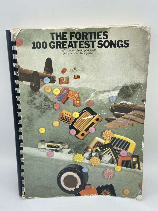 WW2 The Forties 100 Greatest Songs Spiralbound 1986 Lyric Chords Book