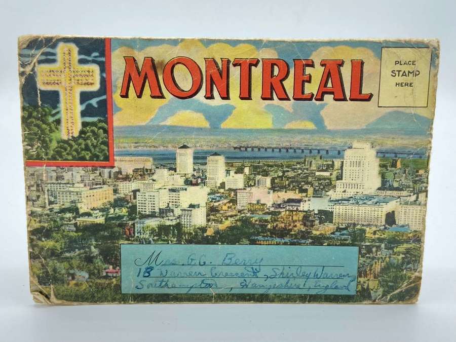 Beautiful Vintage 1950s 20 Colourised Views Of Montreal Canada