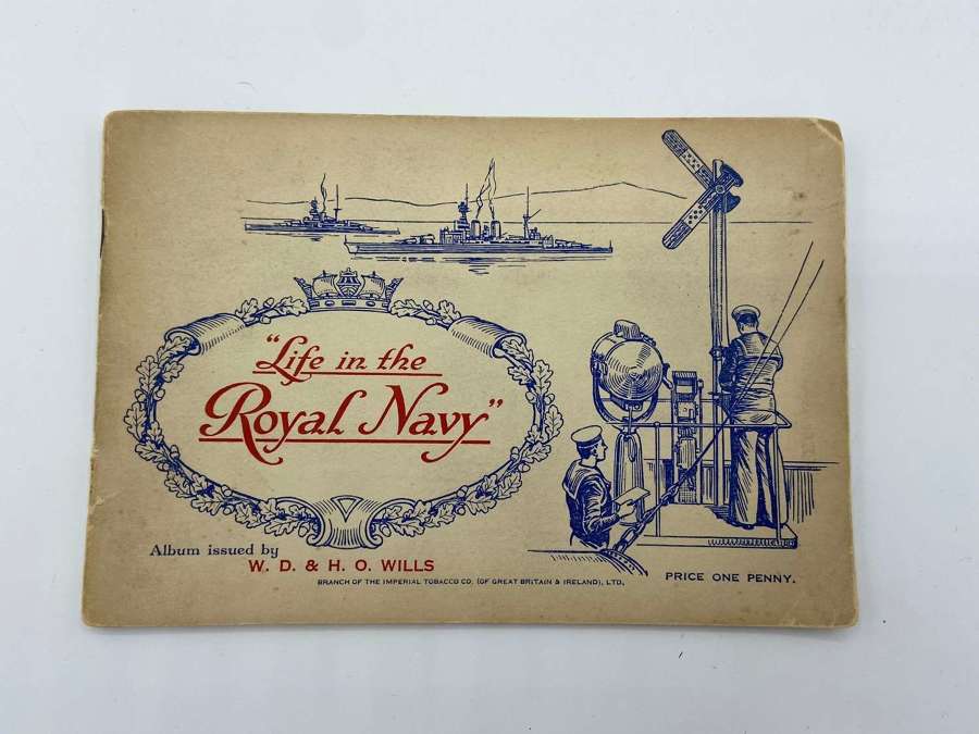 WW2 British Life In The Royal Navy Complete Cigarette Card Album