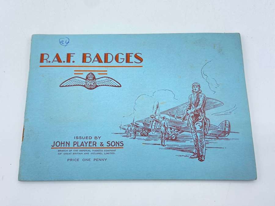 WW2 Royal Air Force Badges Squadron Complete Cigarette Card Album