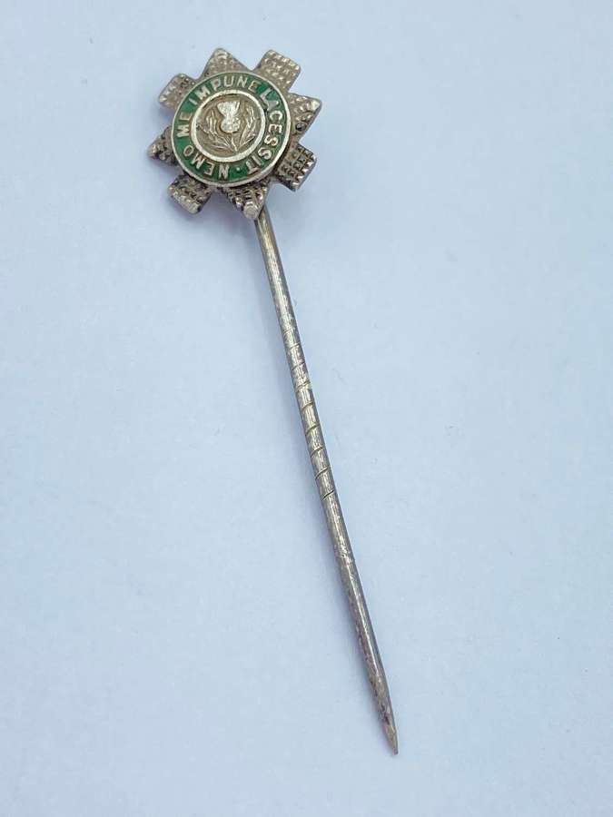 WW1 The star of the Order of the Thistle Silver Minature Stick Pin