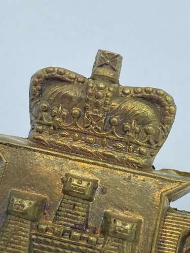 Antique 1st City of Edinburgh Artillery Volunteers Victorian Cap Badge