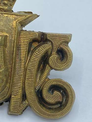 Antique 1st City of Edinburgh Artillery Volunteers Victorian Cap Badge