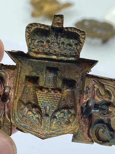 Antique 1st City of Edinburgh Artillery Volunteers Victorian Cap Badge