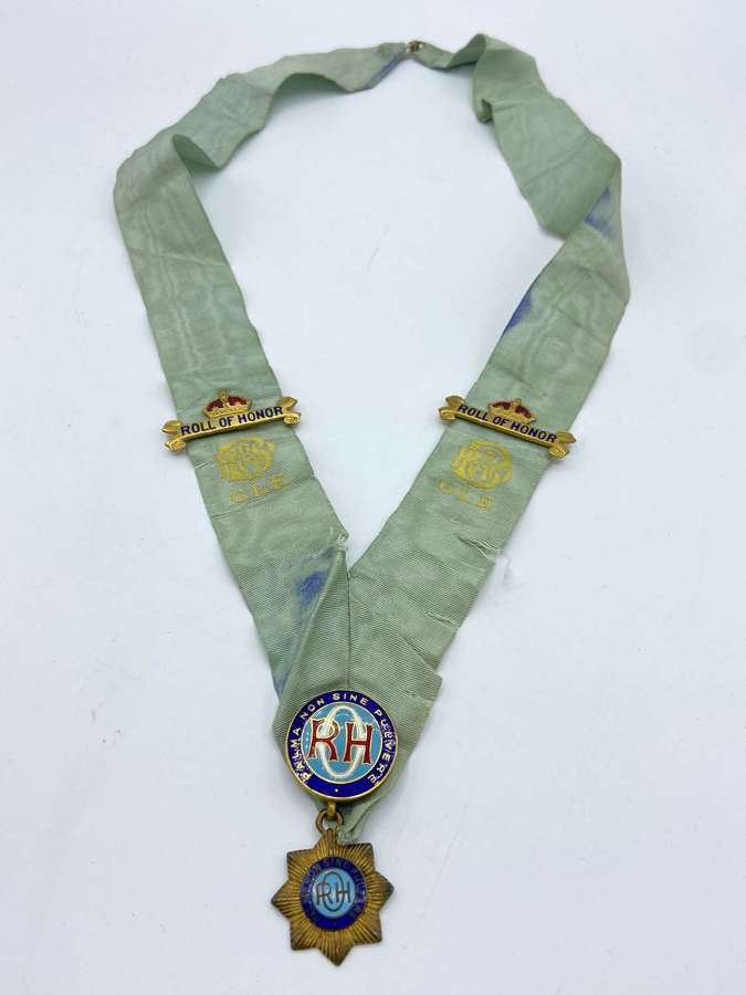 Vintage Royal Antediluvian Order of Buffaloes Roll Of Honour Sash
