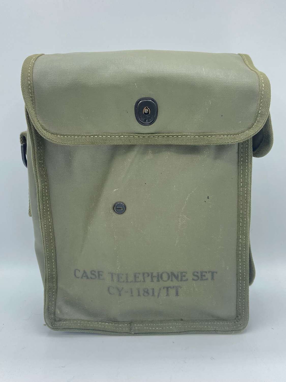 Vintage US Army Field Telephone Radio Set, Phone & Case CY-1181/TT