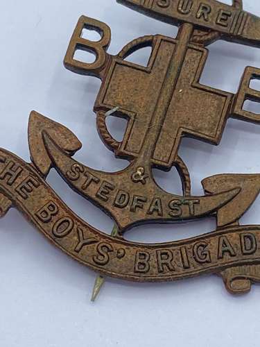 Pair Of WW2 British Boys Brigade Voluntary Uniformed Youth Badges