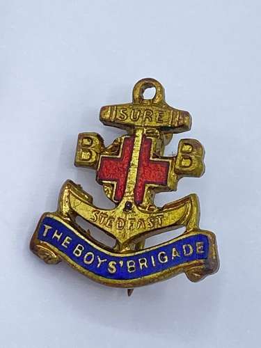 Pair Of WW2 British Boys Brigade Voluntary Uniformed Youth Badges