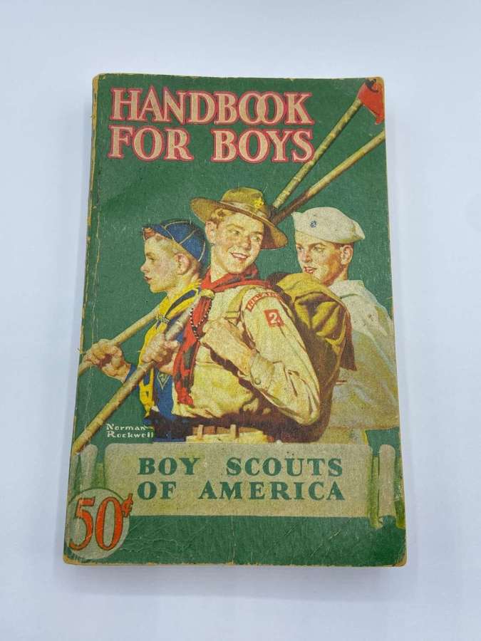 WW2 Boy Scouts Of America Handbook For Boys 1944 War Edition