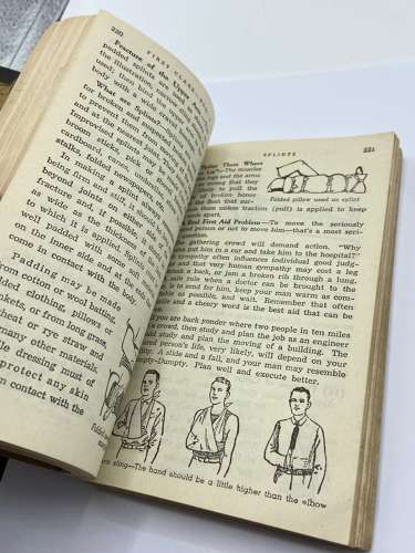 WW2 Boy Scouts Of America Handbook For Boys 1944 War Edition