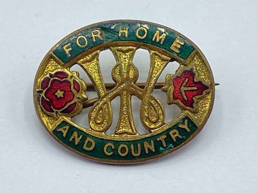 WW2 Women's Institute For Home & Country Federation Badge By W.O.Lewis