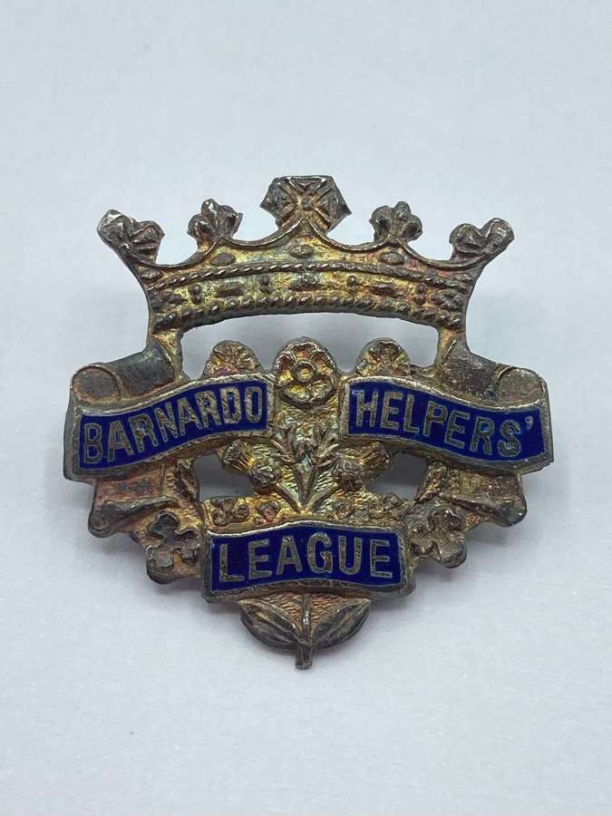 1937 Silver Hallmarked Bernardo Helpers League Membership Badge