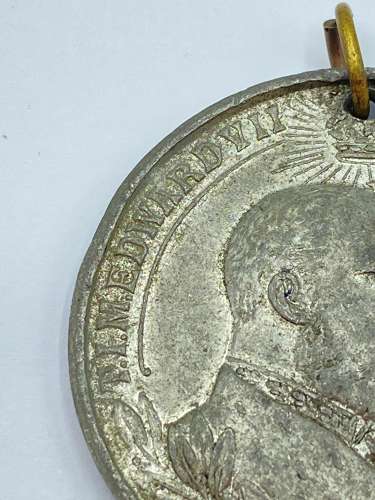Antique King Edward VII & Queen Alexandra 1902 Coronation Medal