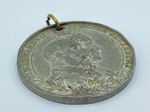 Antique King Edward VII & Queen Alexandra 1902 Coronation Medal