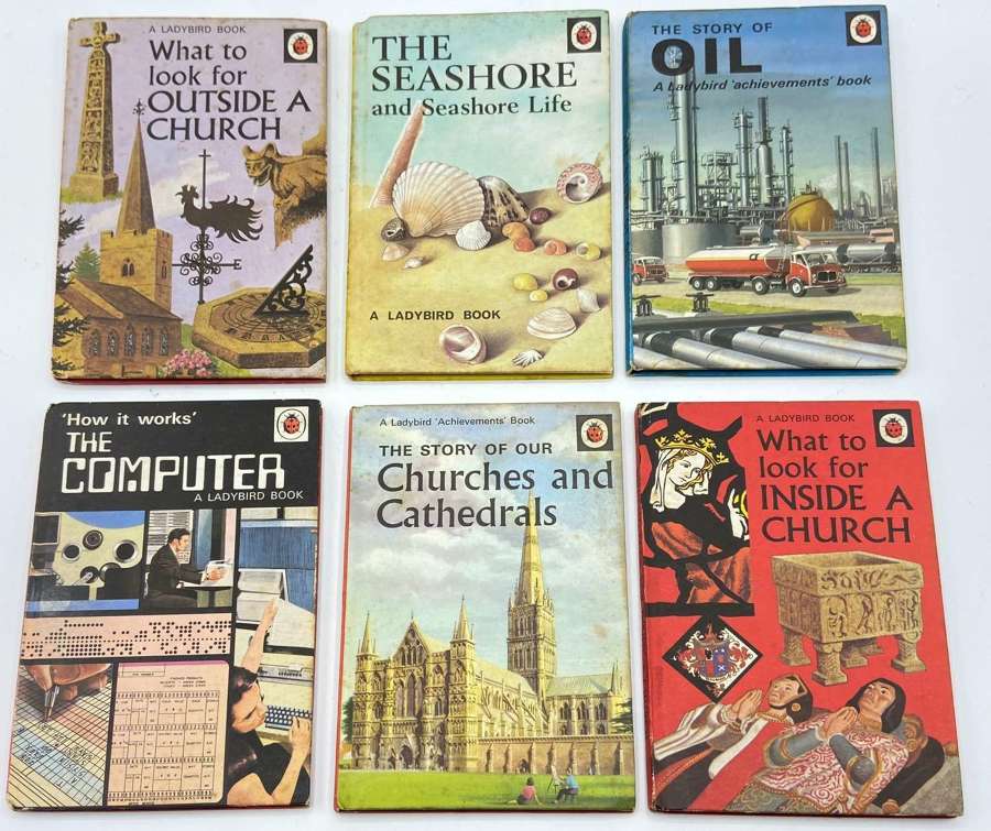 Vintage 1960s To 1970s A Ladybird Book Lot Of 6 All Good Condition