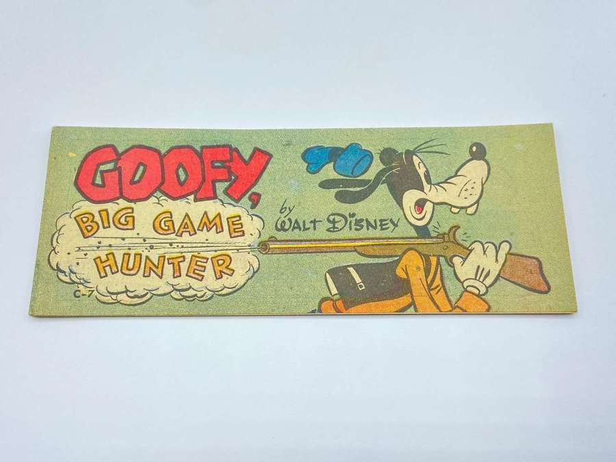 Vintage Goofy Big Game Hunter By Walt Disney Wheaties Cereal Comic