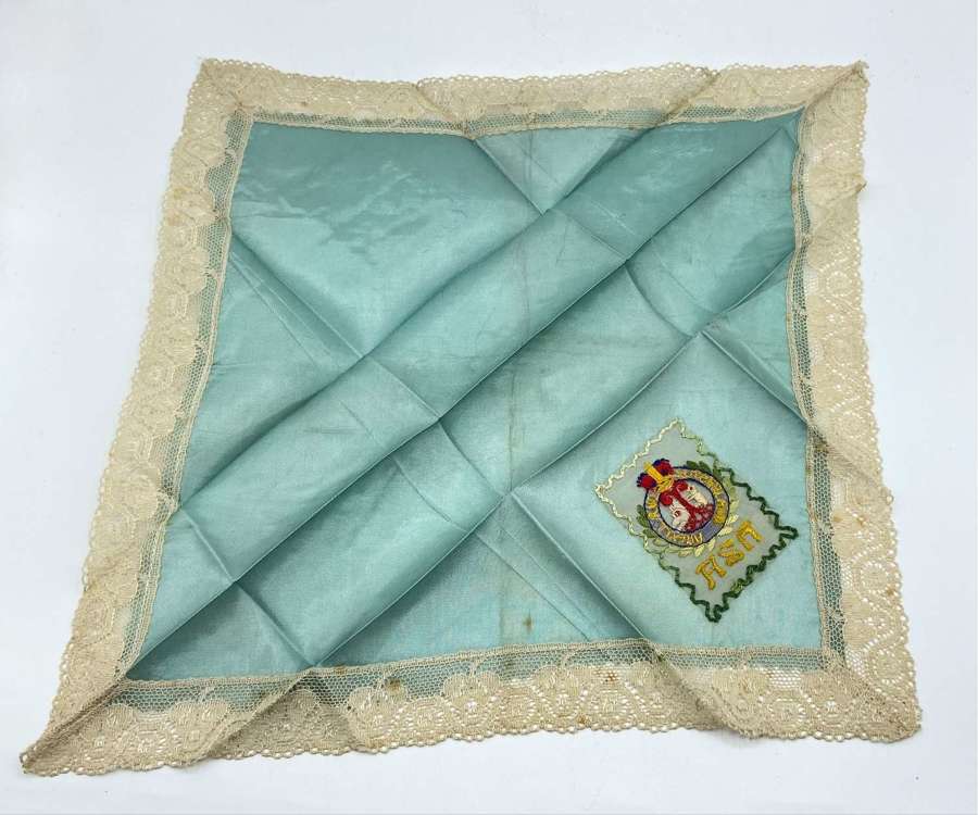 WW1 Argyll and Sutherland Highlanders Sweethearts Handkerchief