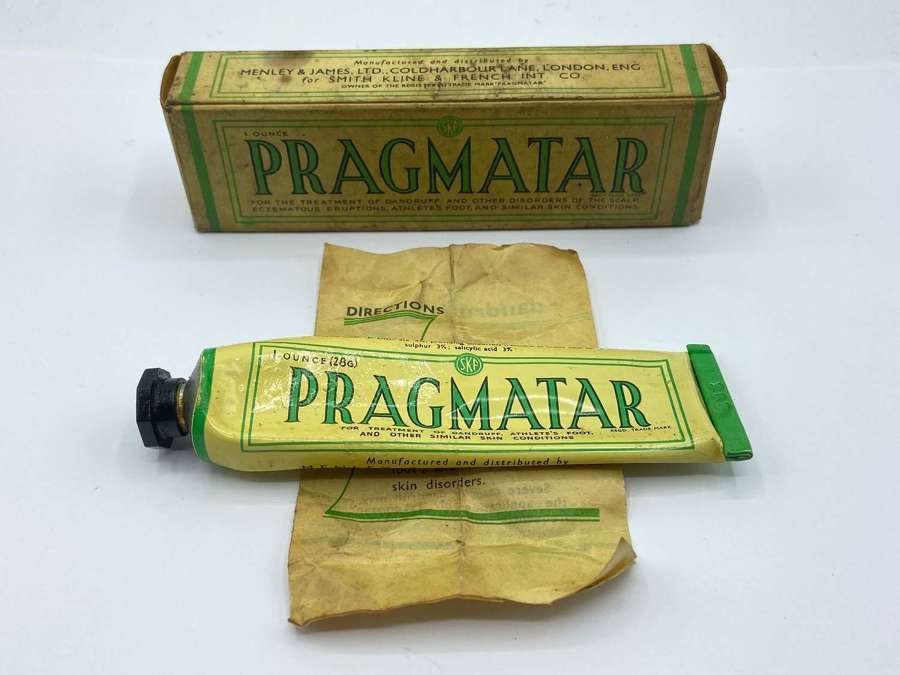 WW2 Home Front Pharmaceutical Pragmatar Box, Instructions & Contents