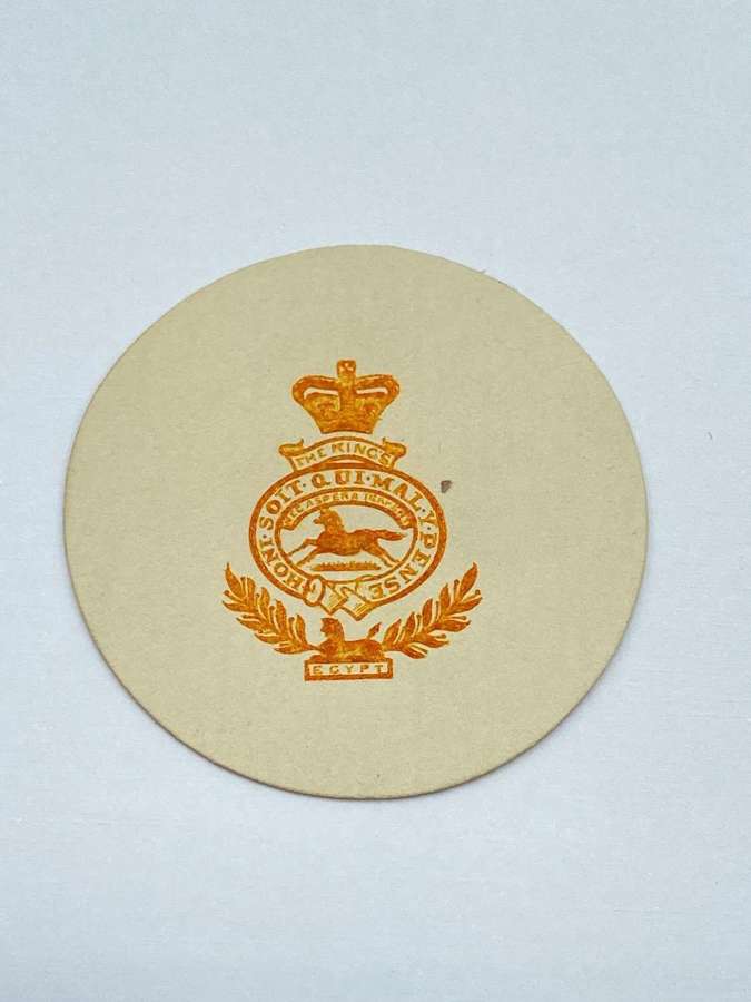 Pre WW1 The King’s Regiment (Liverpool) Embossed Crest Letter Head