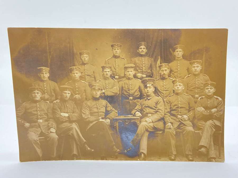 WW1 German Young Soldiers & Officers Company Photograph 1916 Konstanz