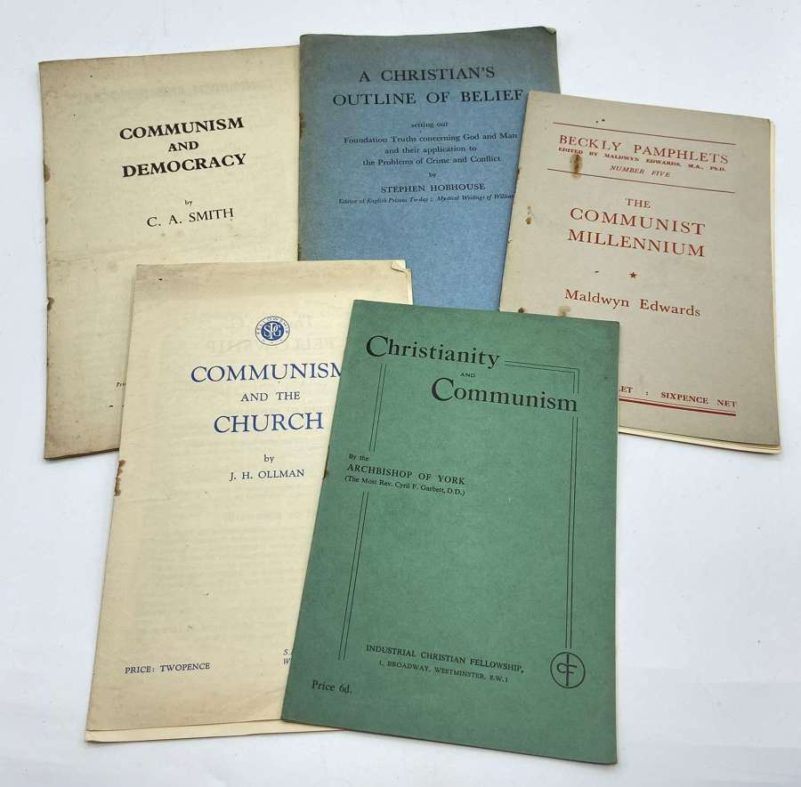 WW2 & Post WW2 Christian Communism Propaganda Booklets