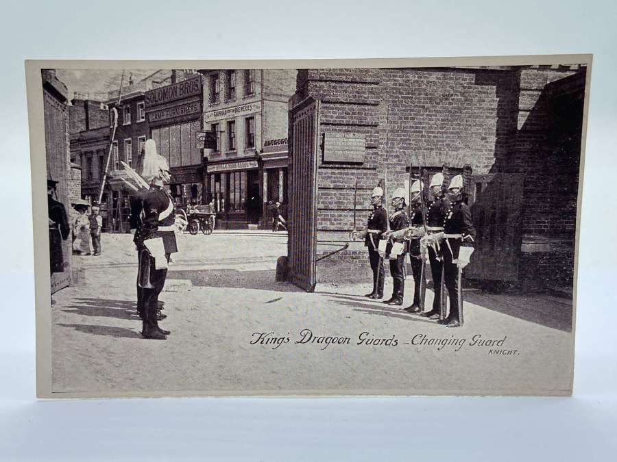 WW1 1st Dragoon Guards Changing Guard Postcard By Dainty Novels