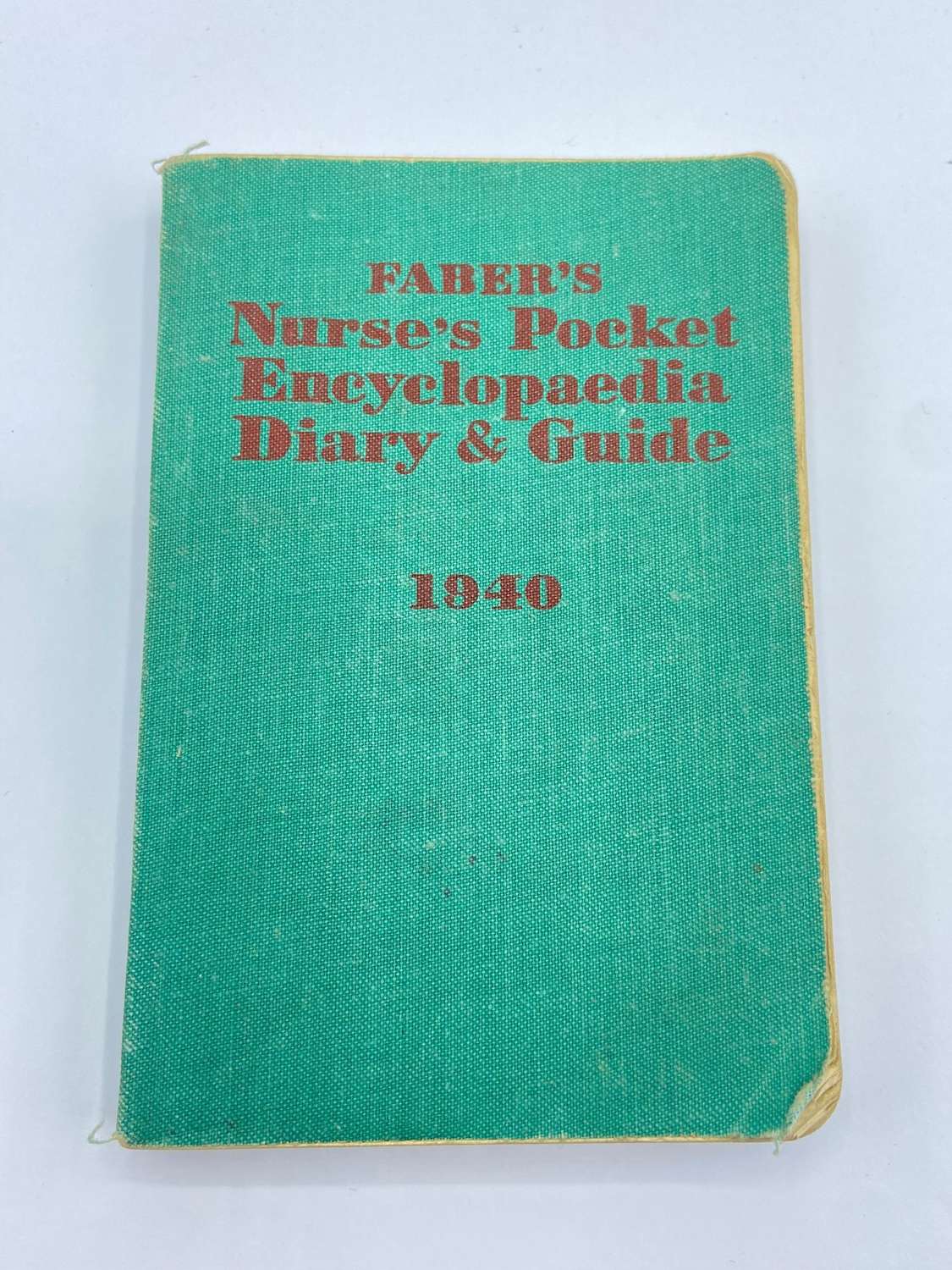 WW2 British Fabre’s Nurses Pocket Encyclopaedia Diary & Guide 1940