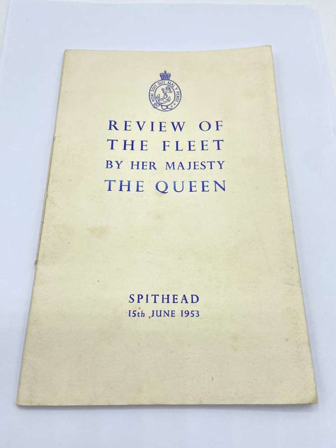 Post WW2 Royal Navy Naval Review By H.M Queen At Spithead June 15 1953