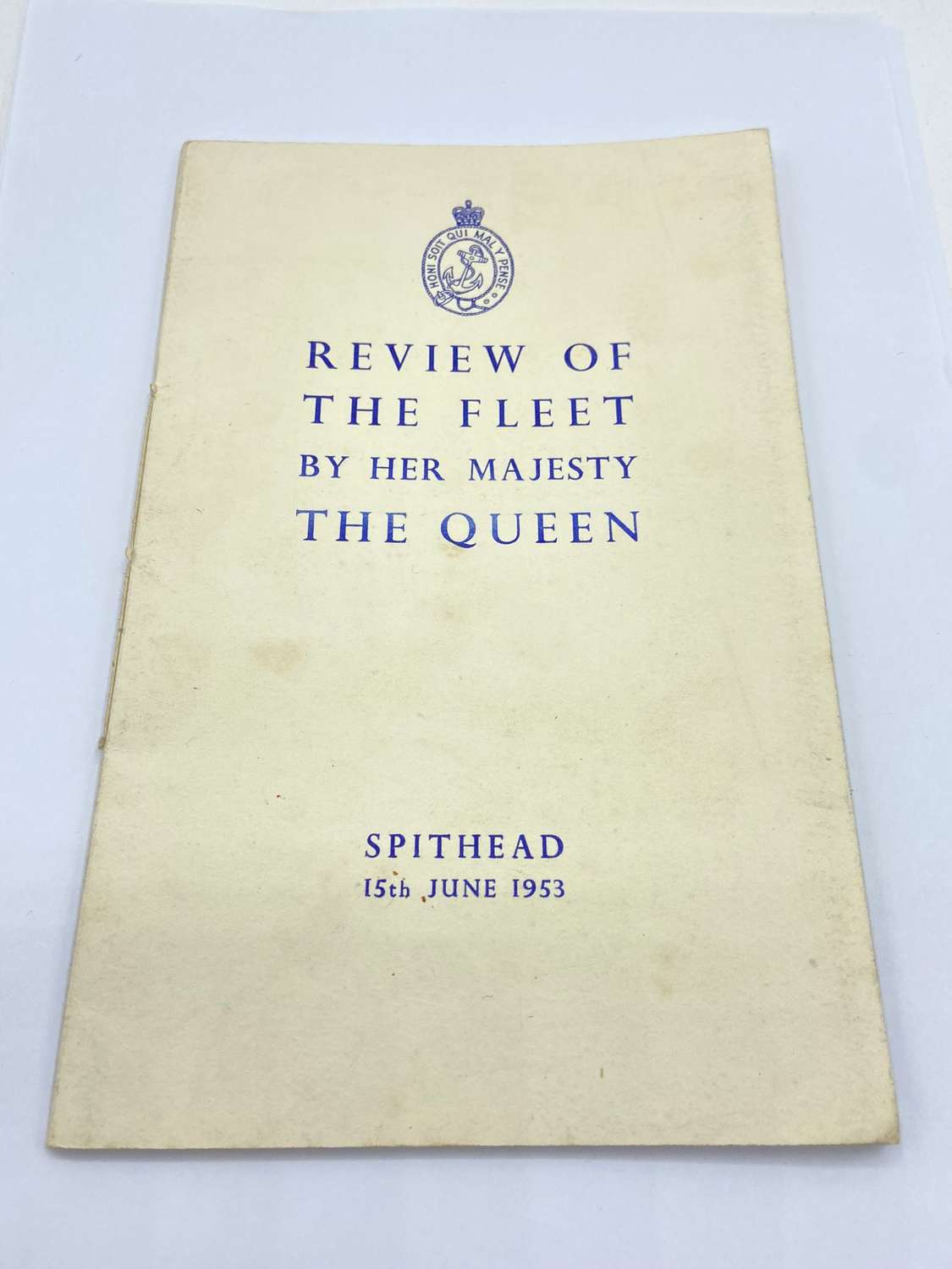 Post WW2 Royal Navy Naval Review By H.M Queen At Spithead June 15 1953