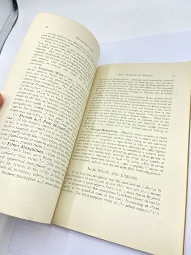 1931 Mosquitoes & Their Relation to Disease British Museum Publication