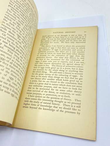 1929 Natural History, Pleasure & Purpose Of Observation Publication