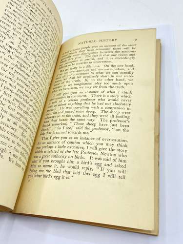 1929 Natural History, Pleasure & Purpose Of Observation Publication