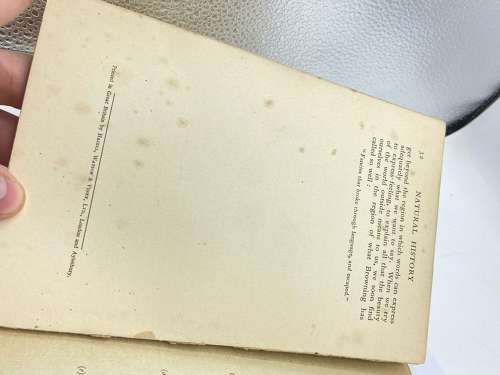 1929 Natural History, Pleasure & Purpose Of Observation Publication