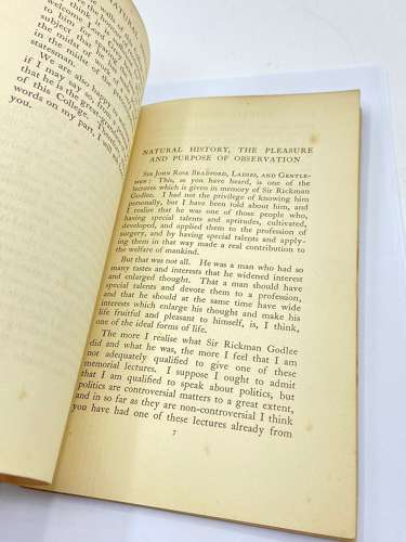 1929 Natural History, Pleasure & Purpose Of Observation Publication