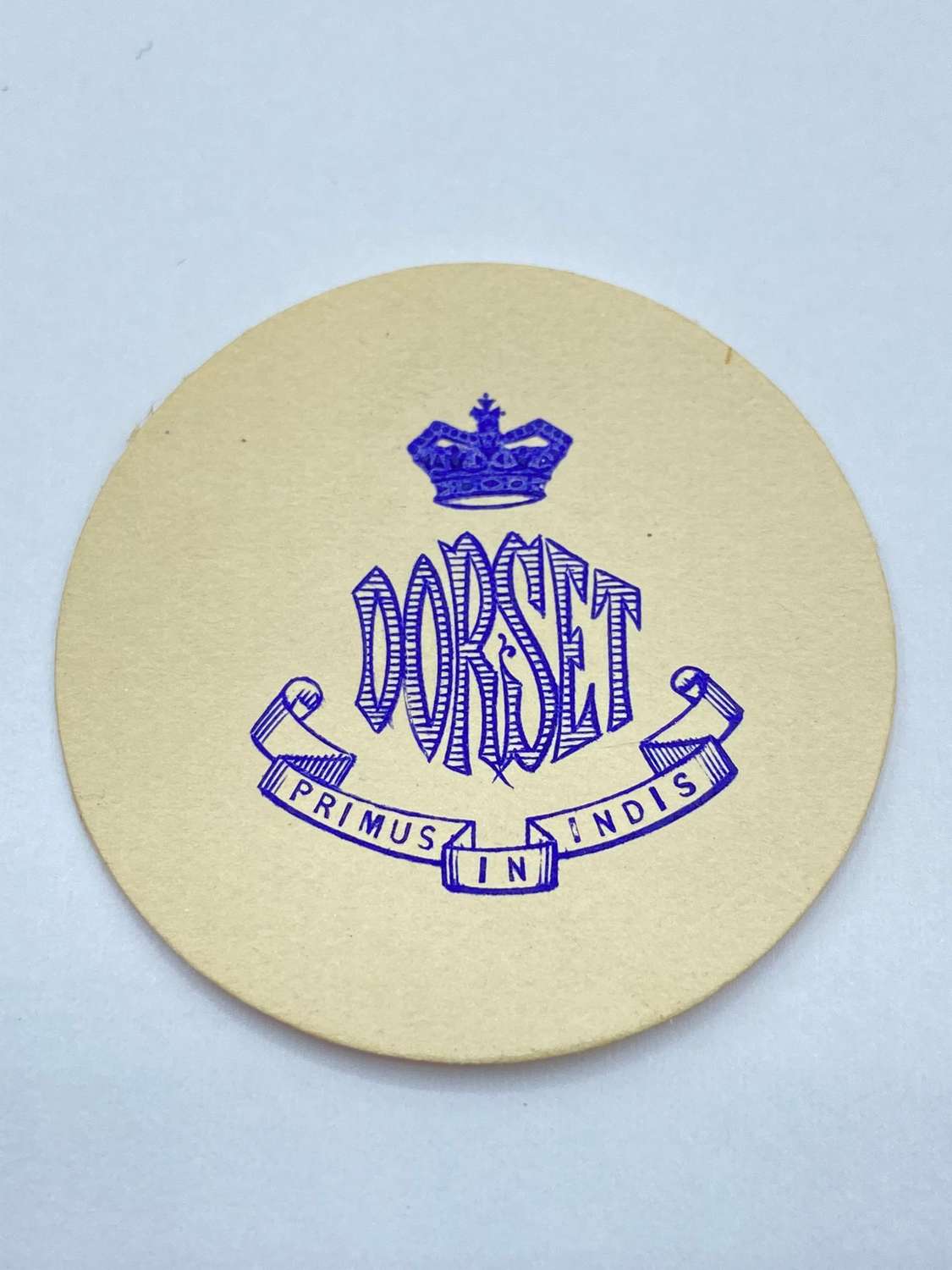 Pre WW1 Dorset Regiment Embossed Crest Letter Head