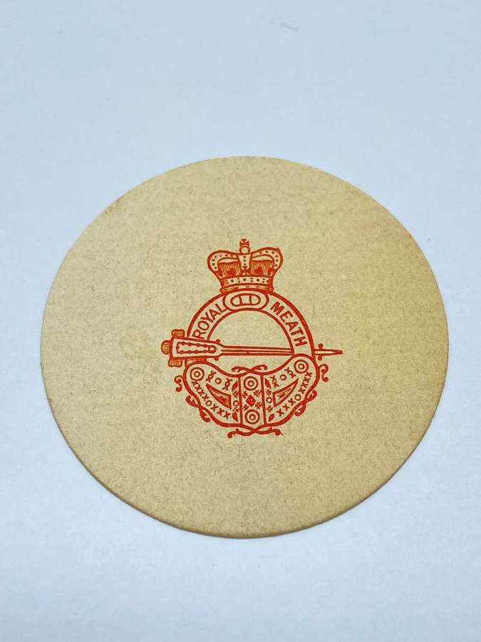 WW1 Royal Meath Regiment of Militia Coatee Embossed Crest Letter Head
