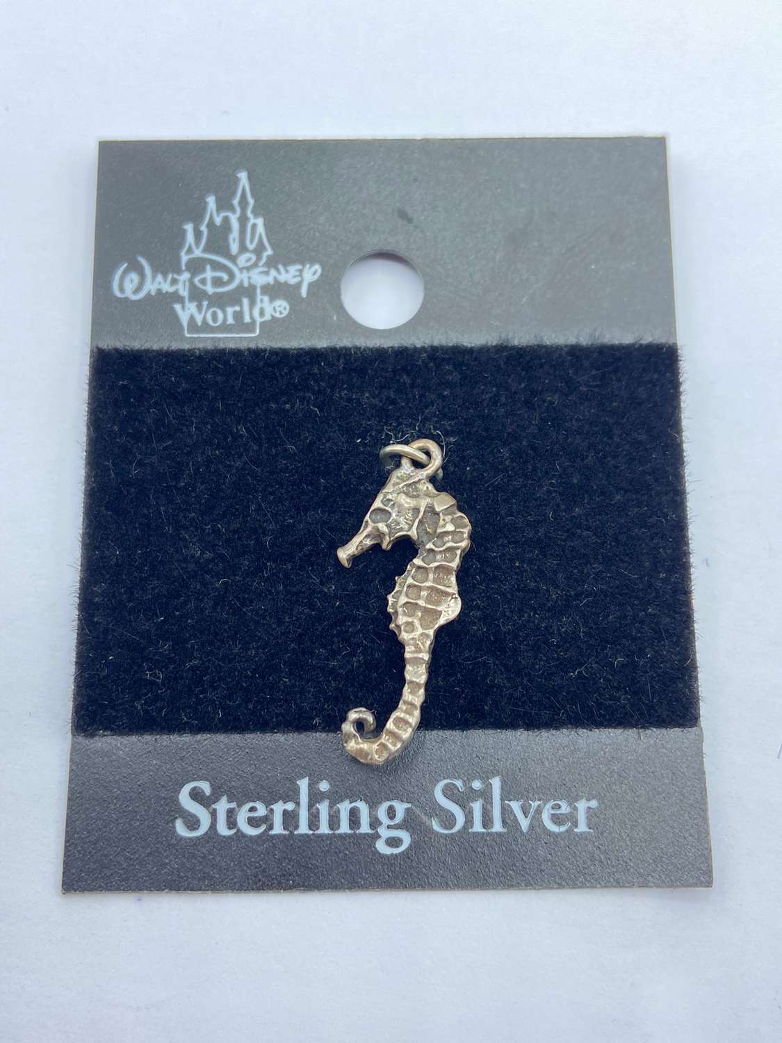 Walt Disney World Sterling Silver Seahorse Bracelet Charm