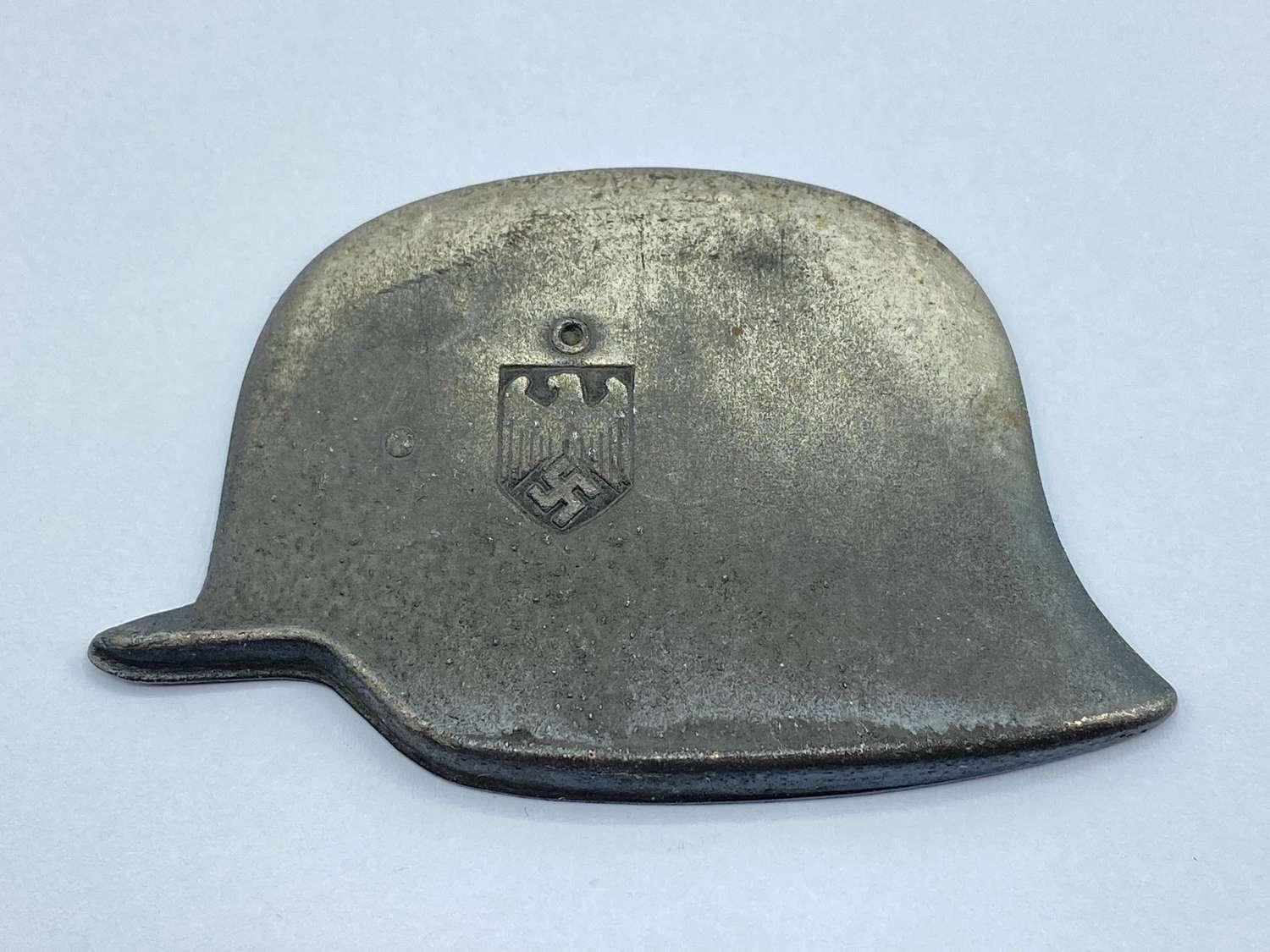 Large WW2 German Wehrmacht Photograph Album Helmet Badge