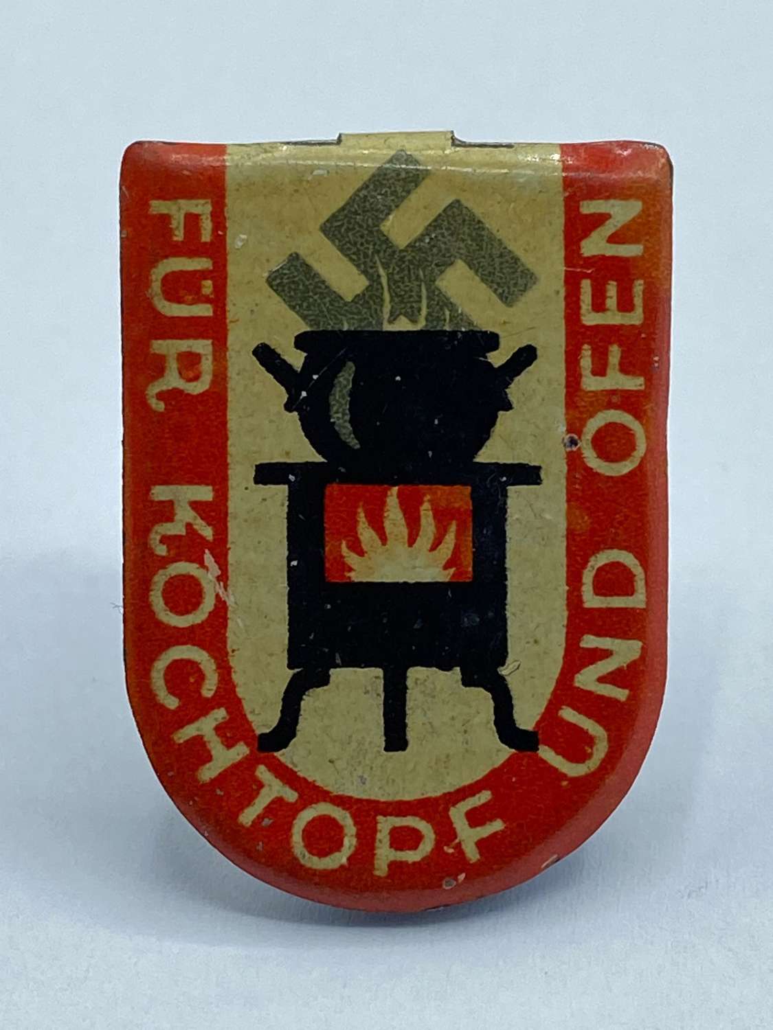 WW2 German WHW Winterhilfswerk For Cooking Pot & Oven Day Badge