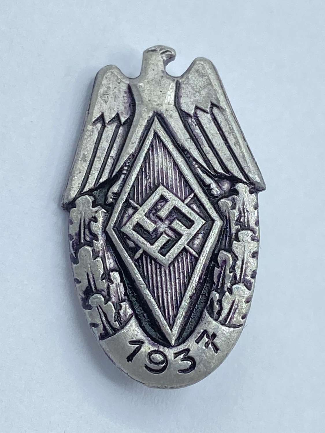 WW2 German Hitler Youth HJ 1937 Event Day Badge