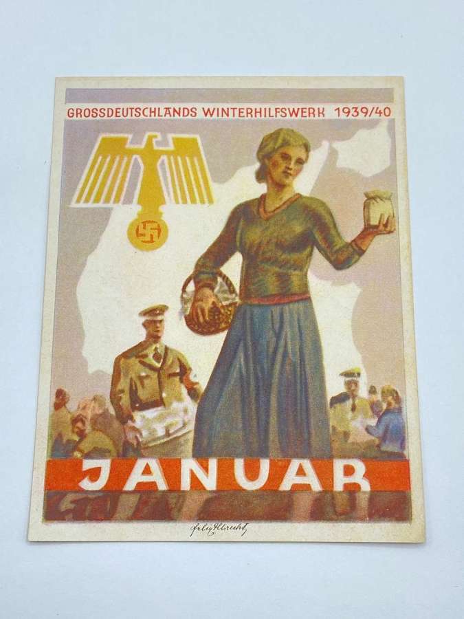 WW2 German WHW Winterhilfswerk January 1939-40 Door Sticker