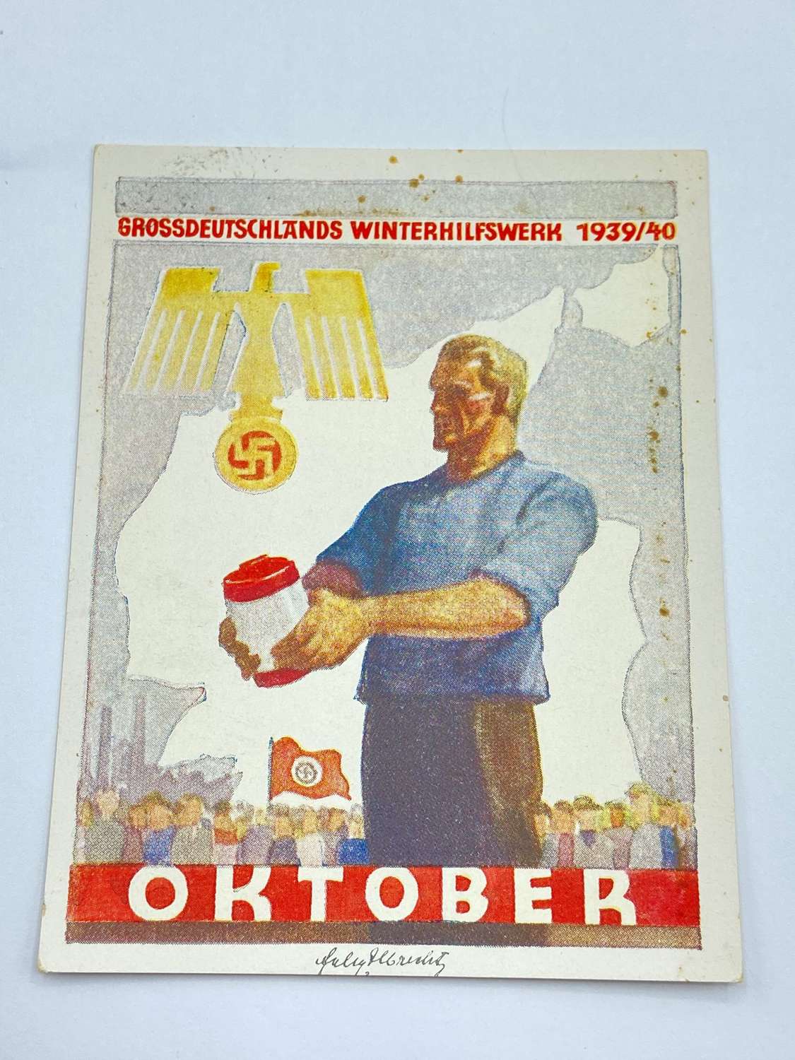 WW2 German WHW Winterhilfswerk October 1939-40 Door Sticker