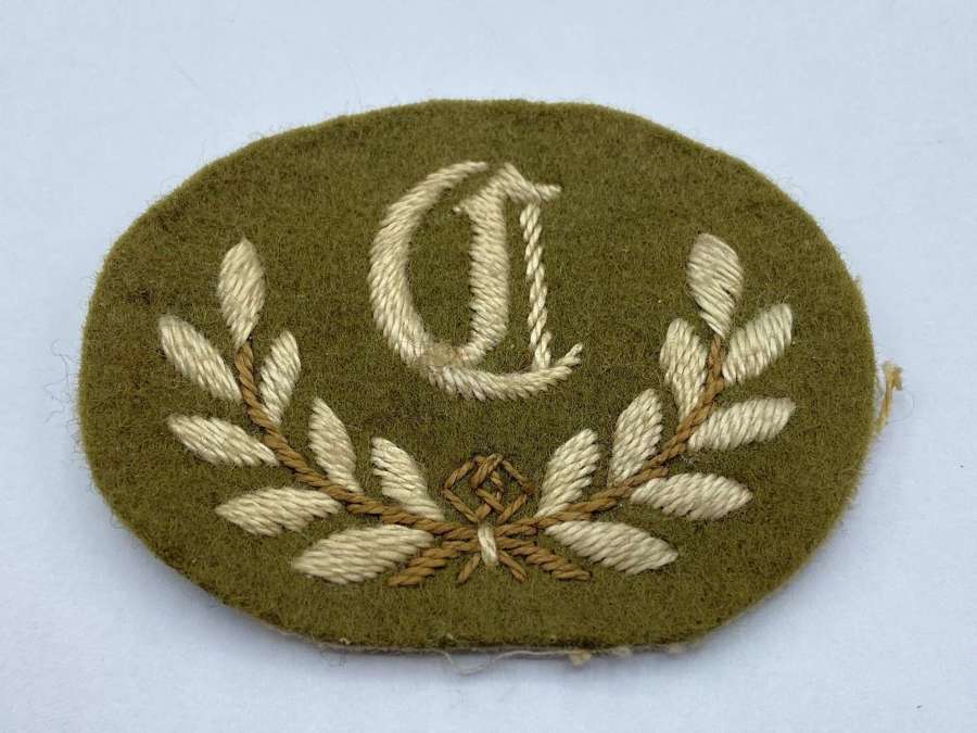 WW2 British Army Trade Badge for C Group Trades Qualification
