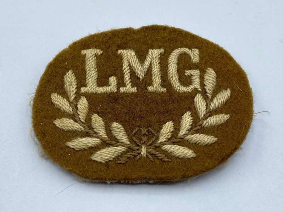 WW2 British Army Trade Badge for Light Machine Gun LMG Qualification