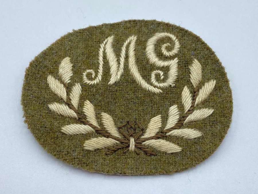 WW2 British Army Trade Badge for Medium Machine Gun Qualification