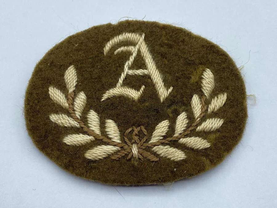 Early WW2 British Army Trade Badge for A Group Trades Qualification
